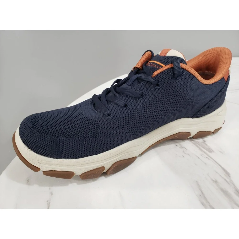 NEW Men's Size 8.5 -  Sneakers‎ Athletic Shoes Rockport Rafferty Navy Blue